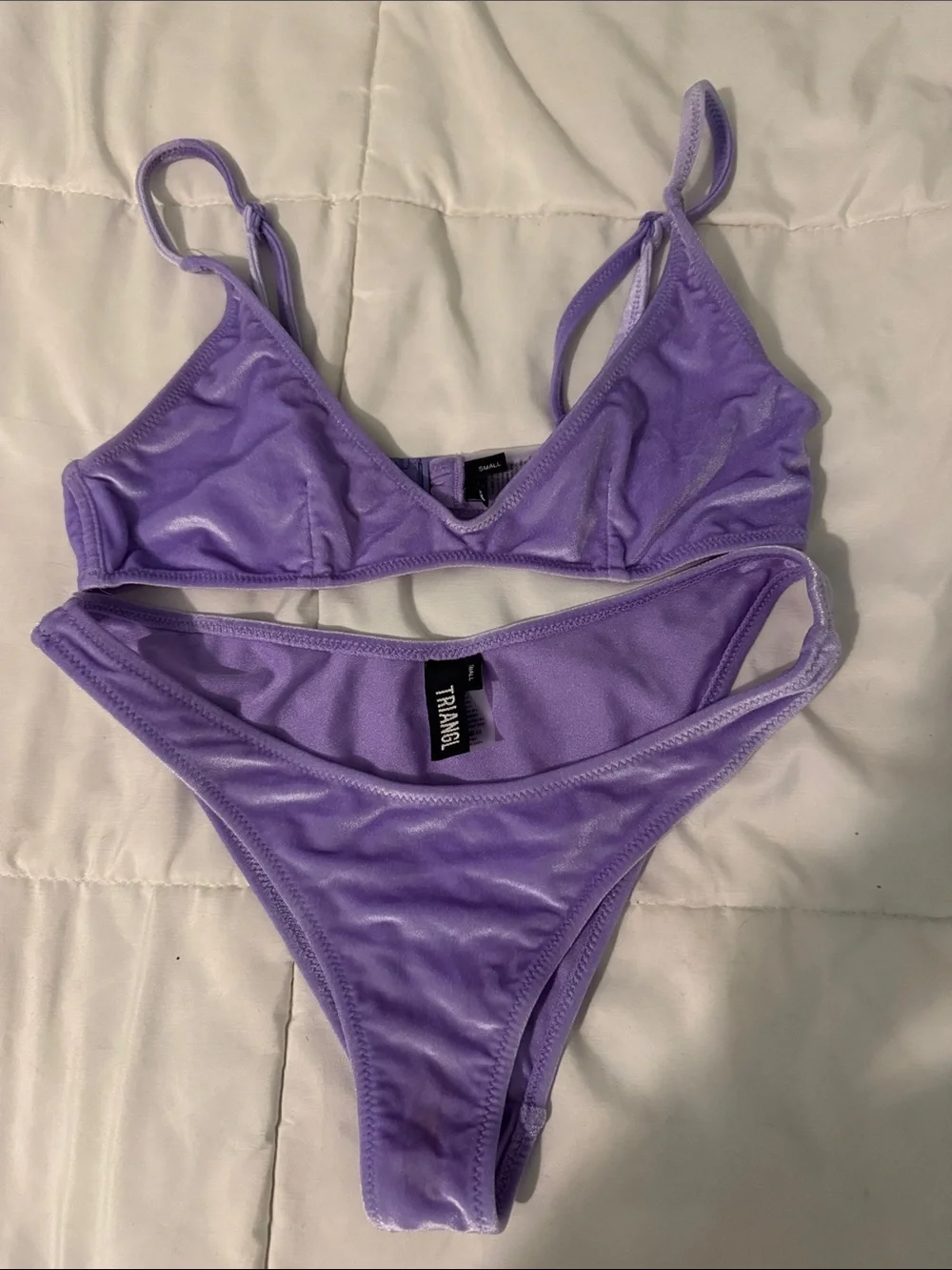 triangl swimwear Lilac Triangle Bikini Set